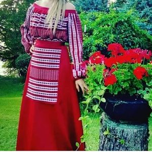 Handmade Ukrainian traditional style outfit set
